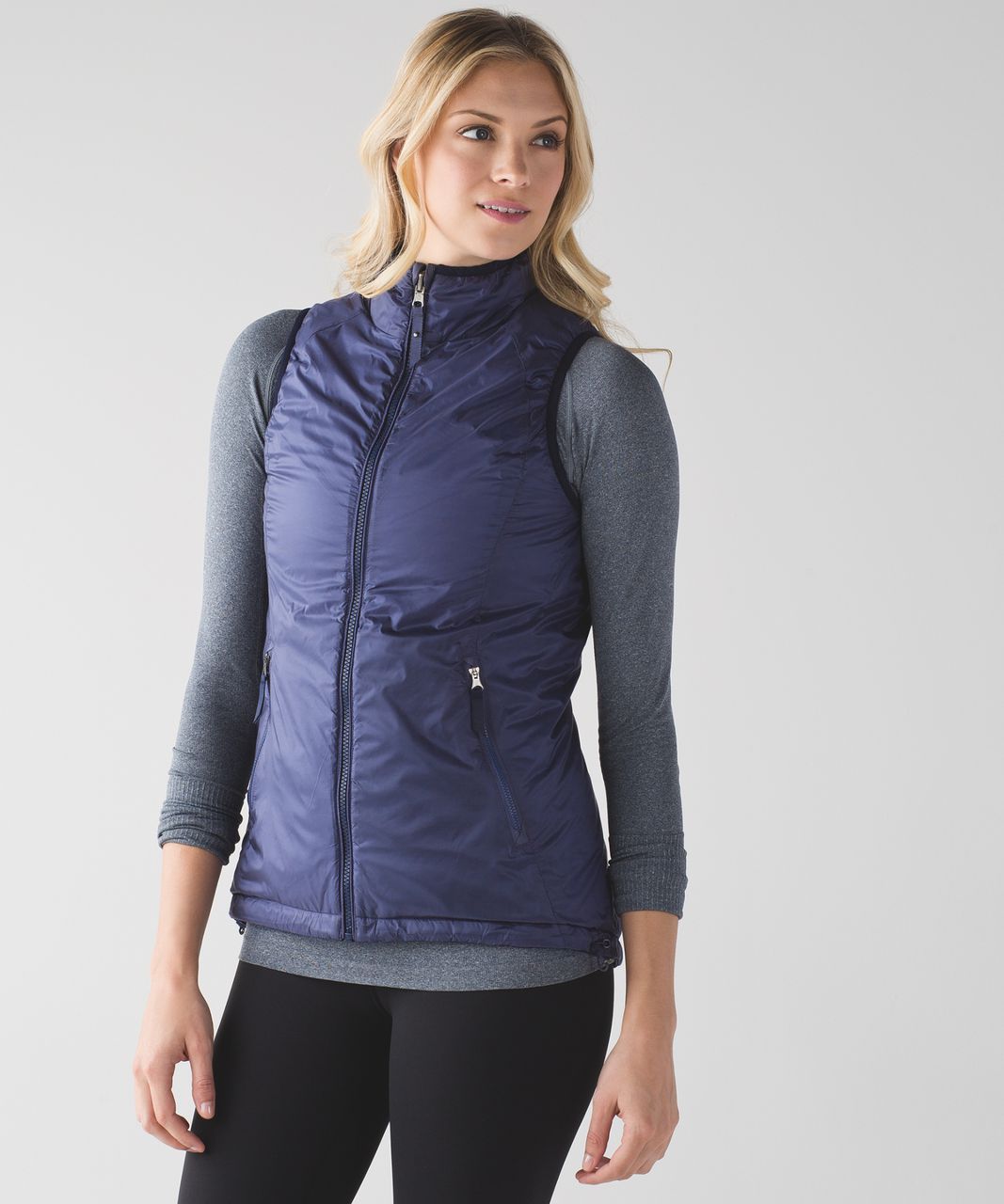 Lululemon Layer Up Vest - Deep Indigo / Greyvy