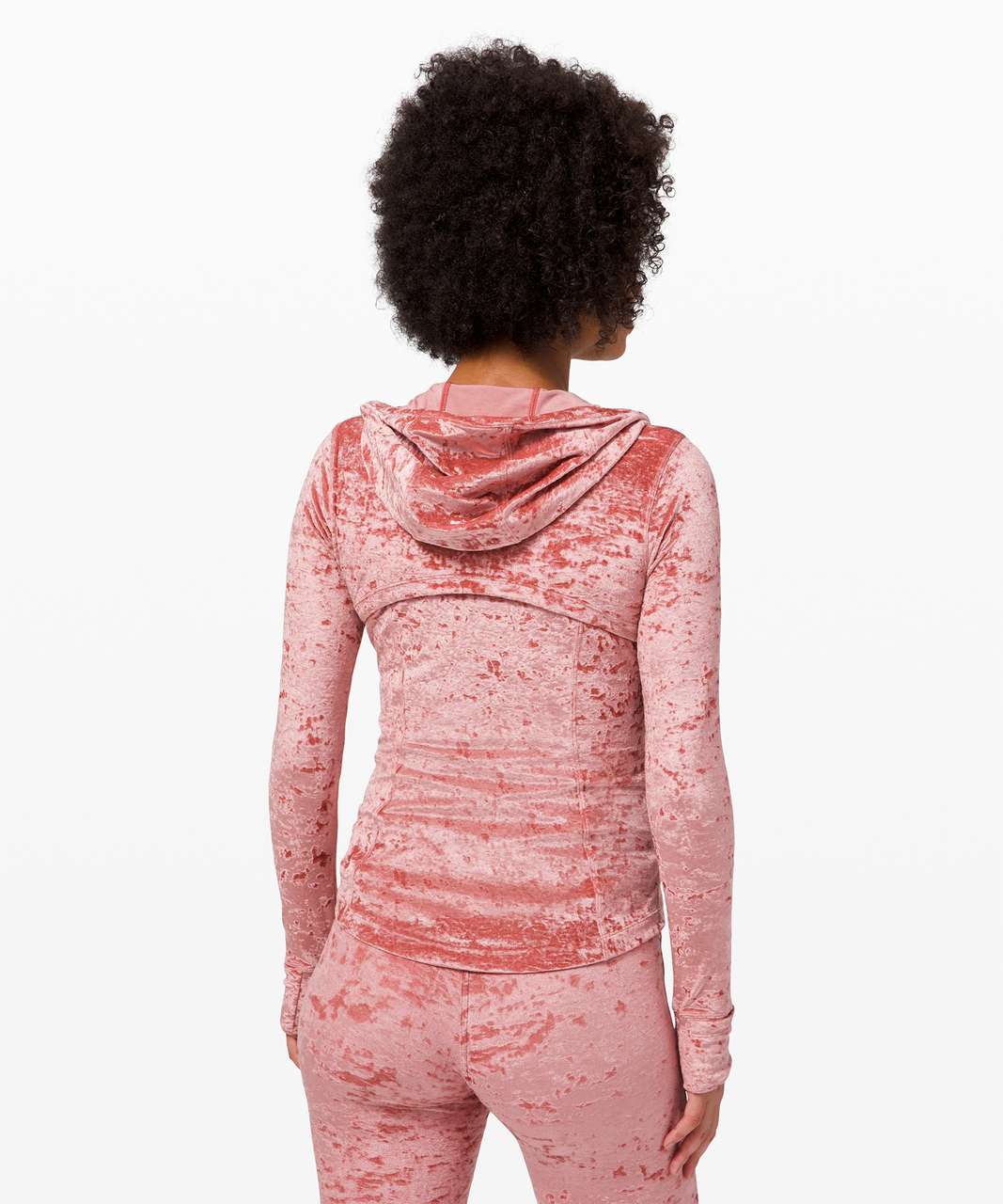 Lululemon Hooded Define Jacket *Crushed Velvet - Soft Cranberry - lulu fanatics