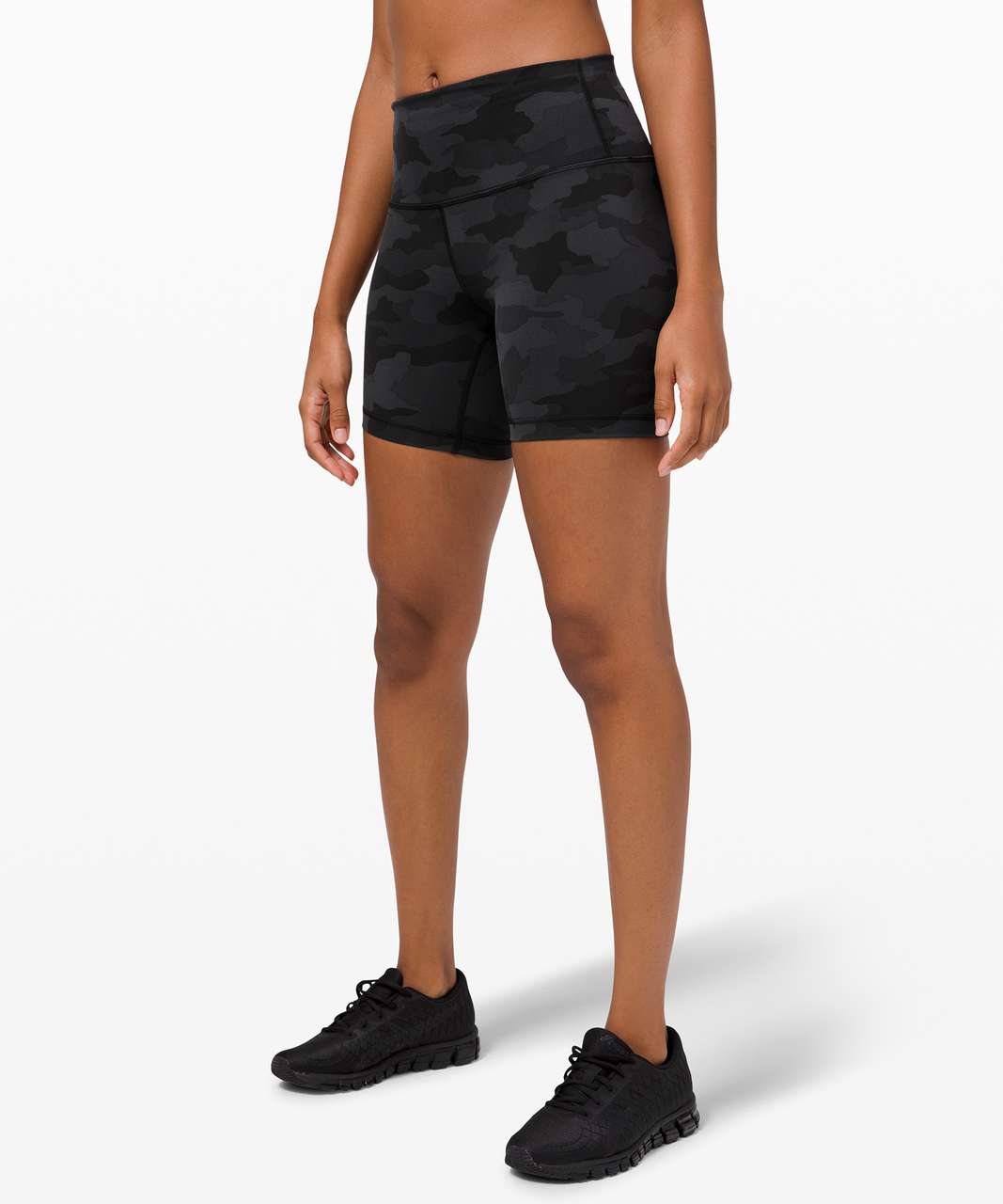 Lululemon Wunder Train High Rise Formation Camo Deep Coal Multi