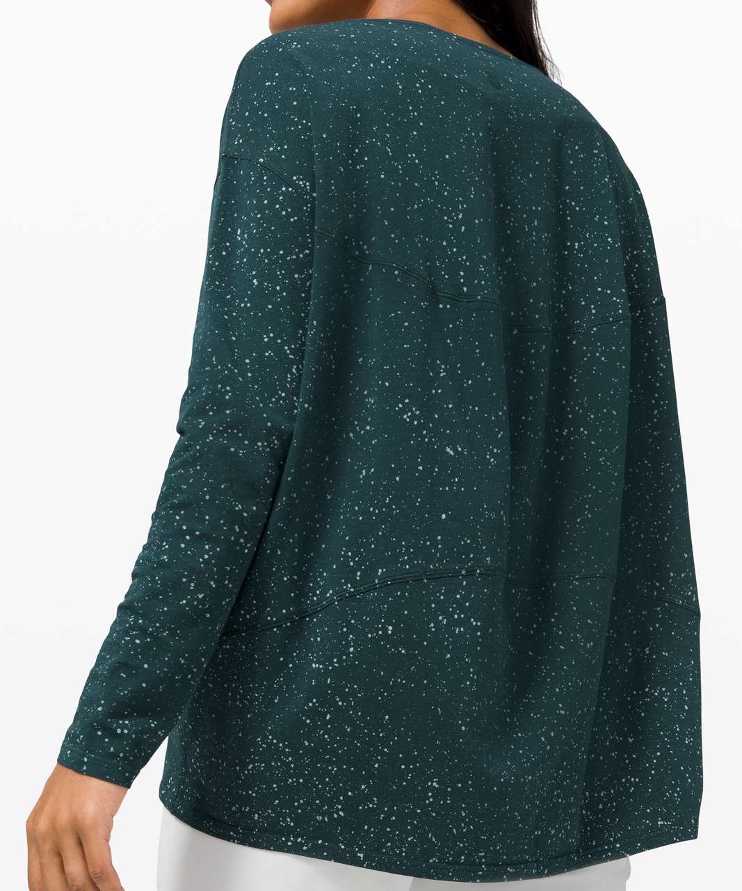 Lululemon Back In Action Long Sleeve *Splatter - Submarine