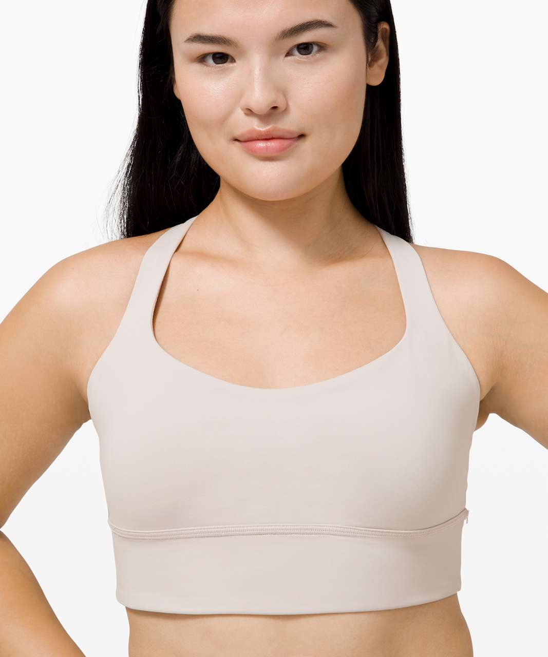 Lululemon Free to Be Bra Wild Long Line *Light Support, A/B Cup - Chrome