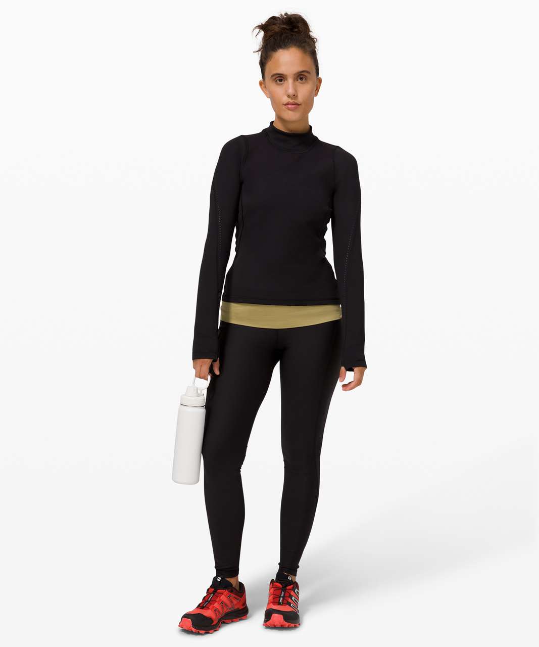 Lululemon Chase the Chill Long Sleeve - Black - lulu fanatics