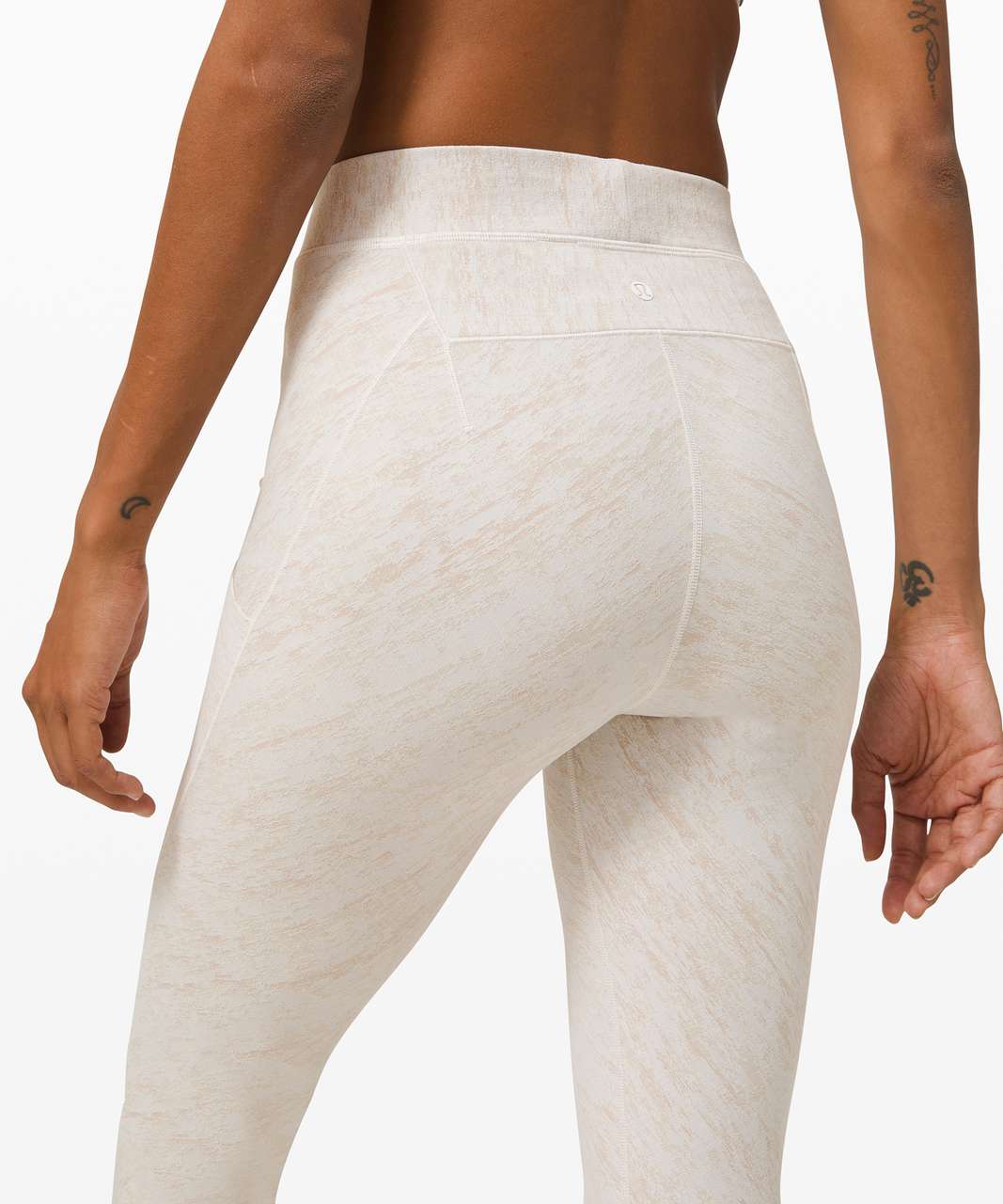 Lululemon Tulua Tight *lululemon lab - Mosaic Mirage Jacquard Antique White Vapor