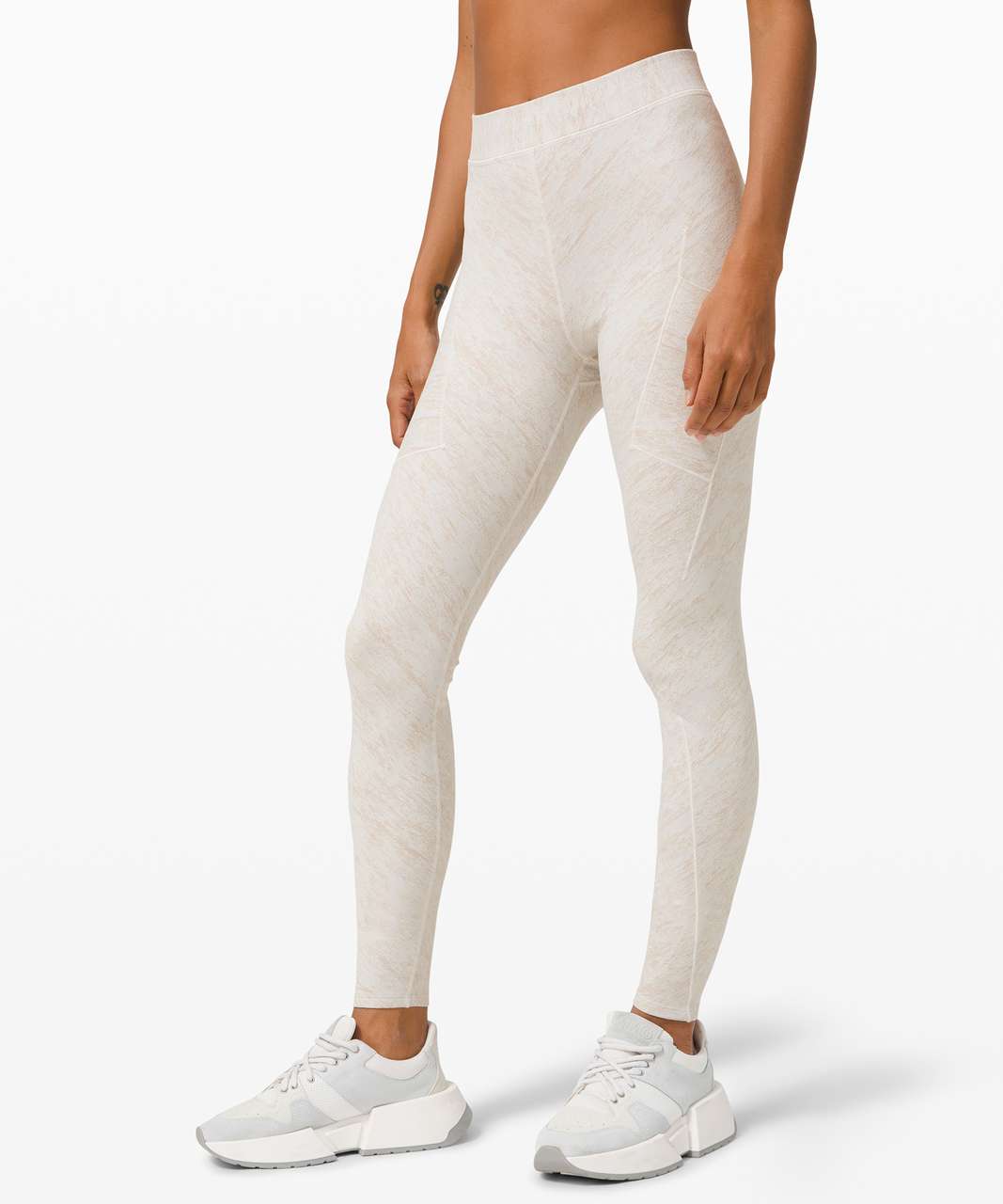 Lululemon Tulua Tight *lululemon lab - Mosaic Mirage Jacquard Antique White Vapor