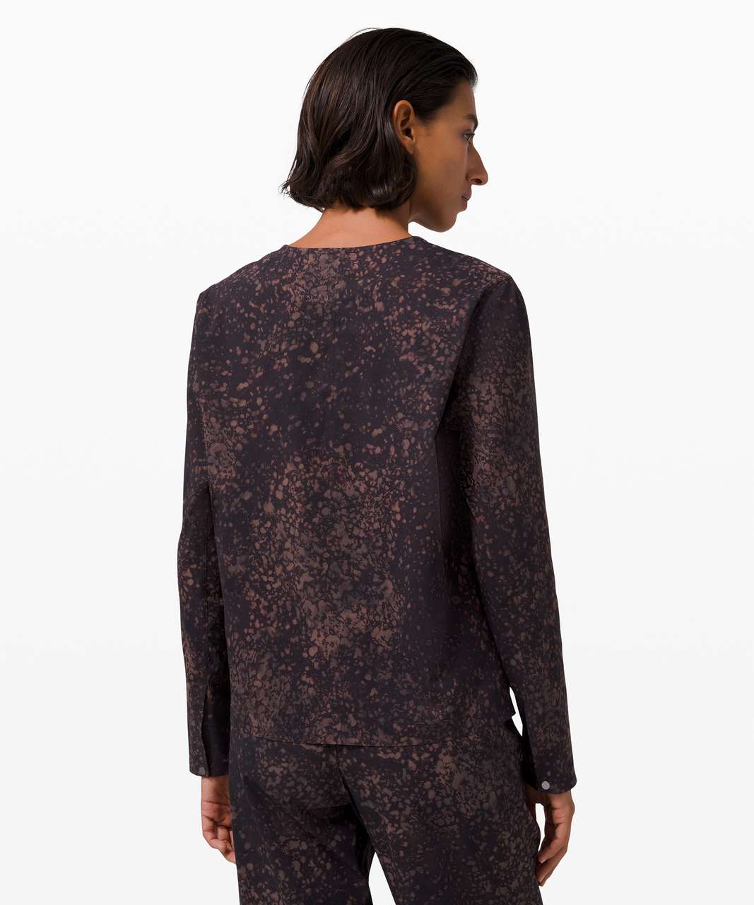 Lululemon Azal Long Sleeve *lululemon lab - Planet Surface Ashen Rose Multi