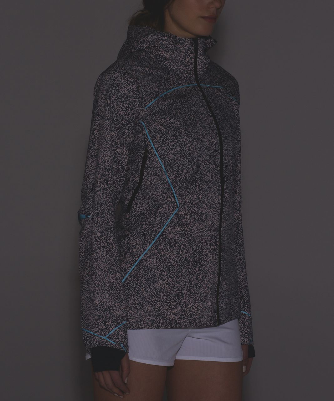 Lululemon Runaway Jacket - Pebble Print Parfait Pink Alberta Lake