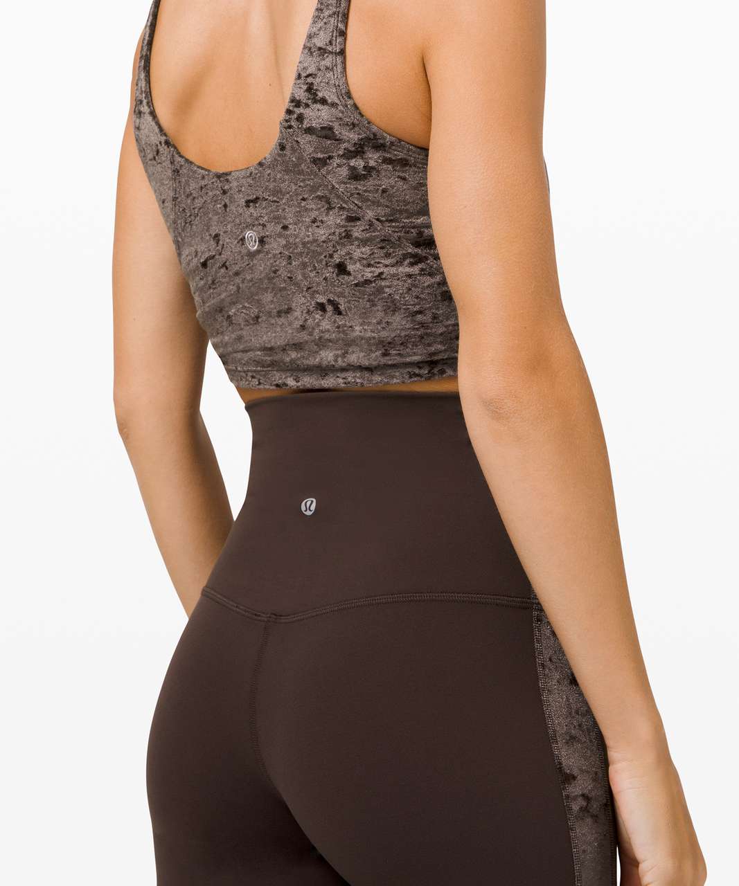 Lululemon Align Super High-Rise Crop *Crushed Velvet - French Press - lulu  fanatics