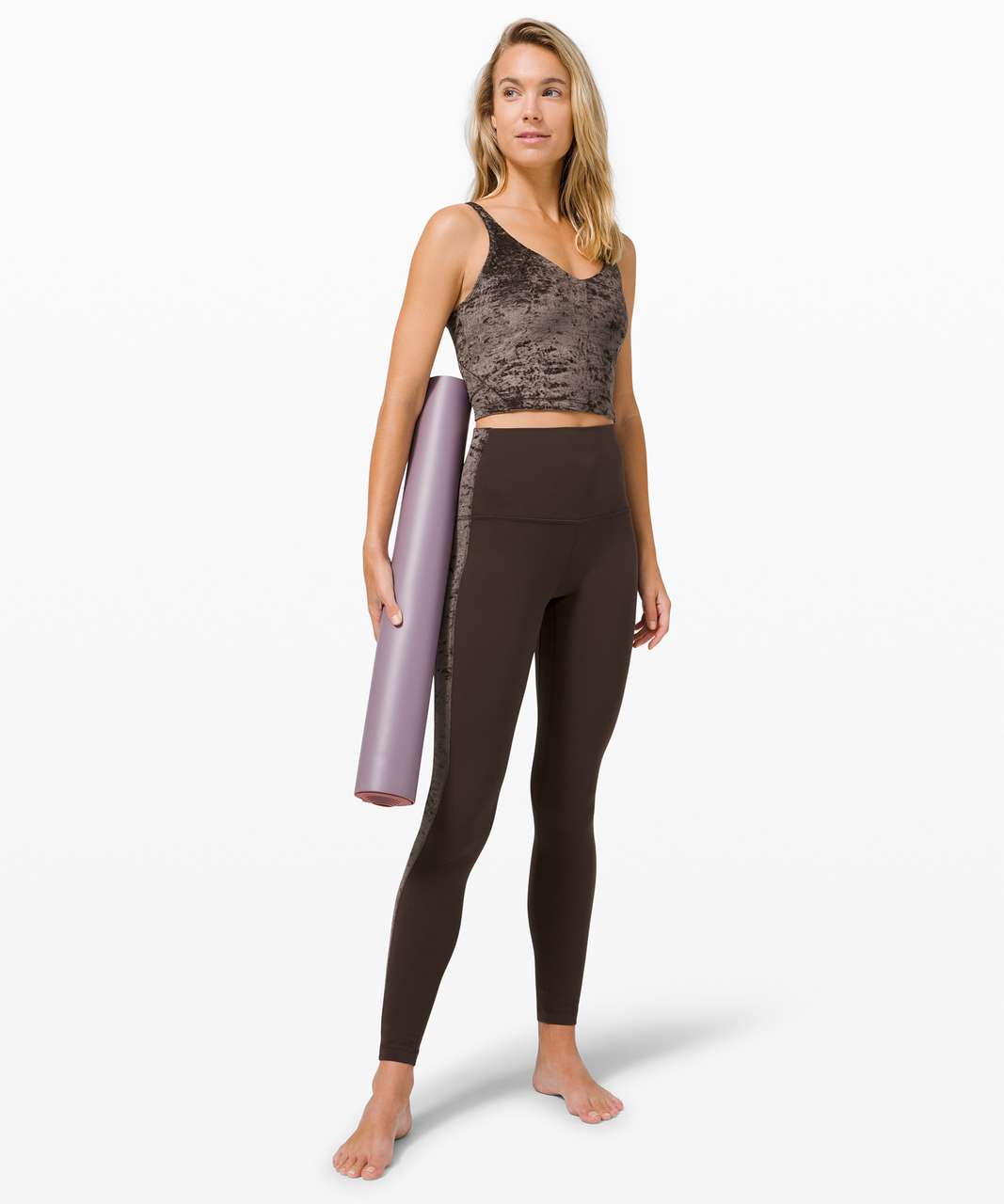 New! Lululemon Align Shiny Yoga Pants Size 12 Radiate Foil Print French  Press