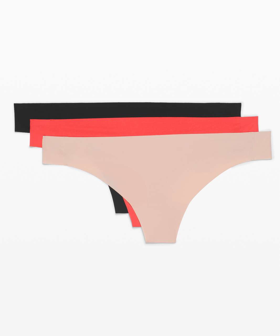 Lululemon InvisiWear Mid Rise Thong Underwear - Soft Sand - lulu fanatics