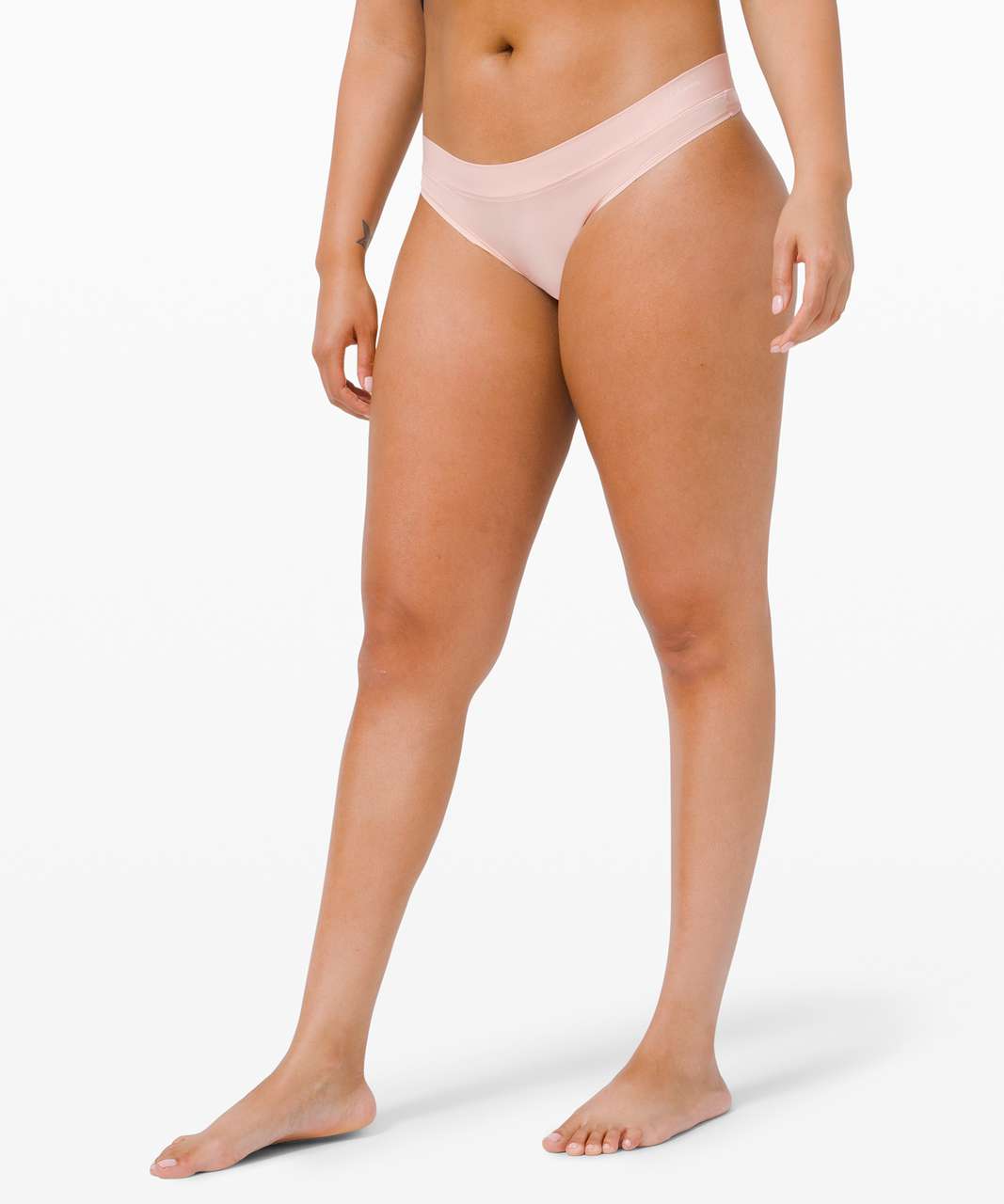 Lululemon UnderEase High-Rise Thong Underwear - Misty Shell - lulu fanatics