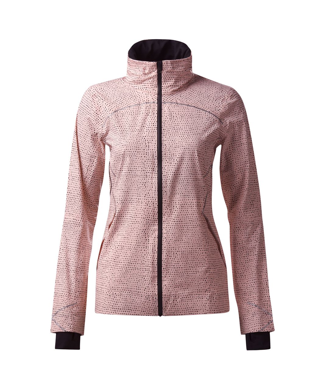 Lululemon Runaway Jacket - Speckle Dot Parfait Pink Black