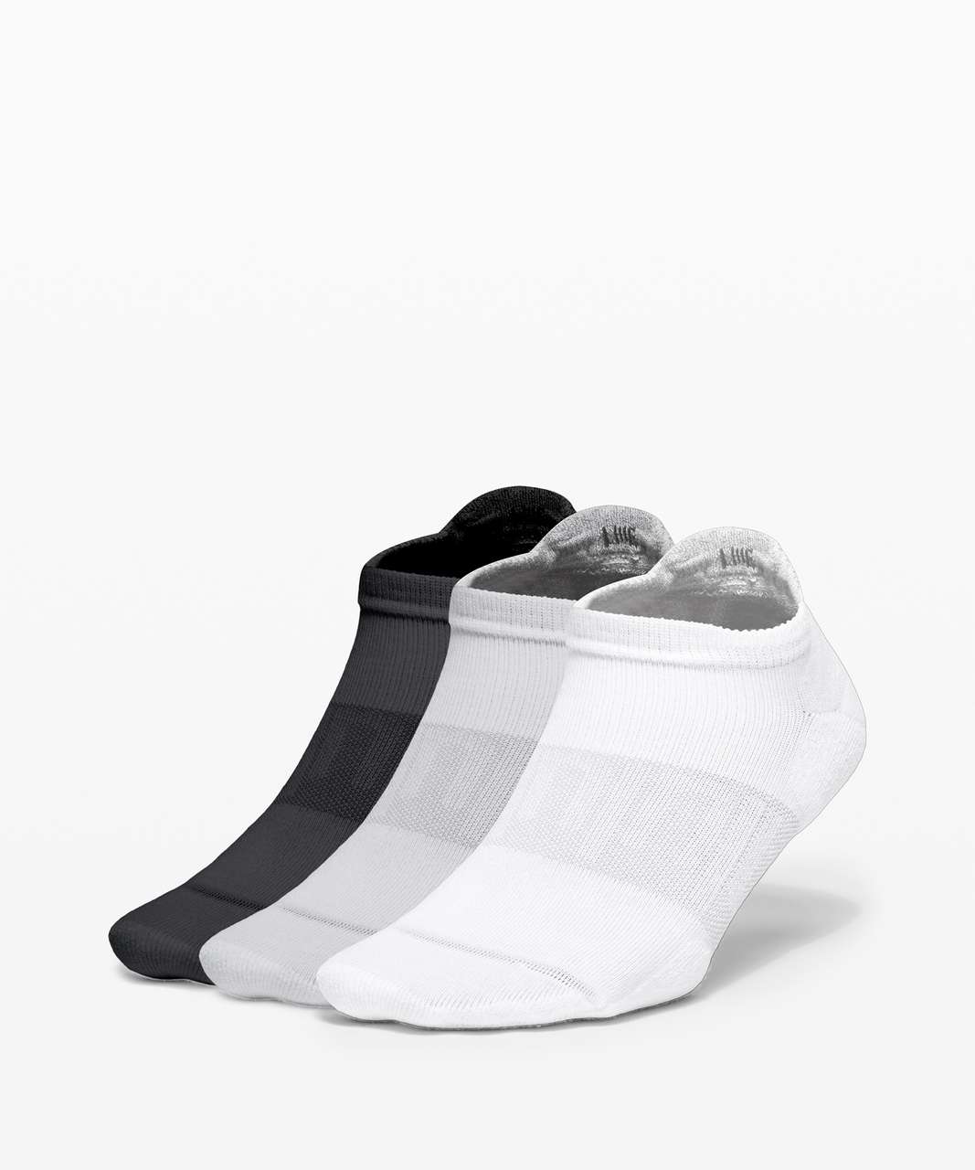 Lululemon Daily Stride Low Ankle Sock *3 Pack - White / Heather Grey ...