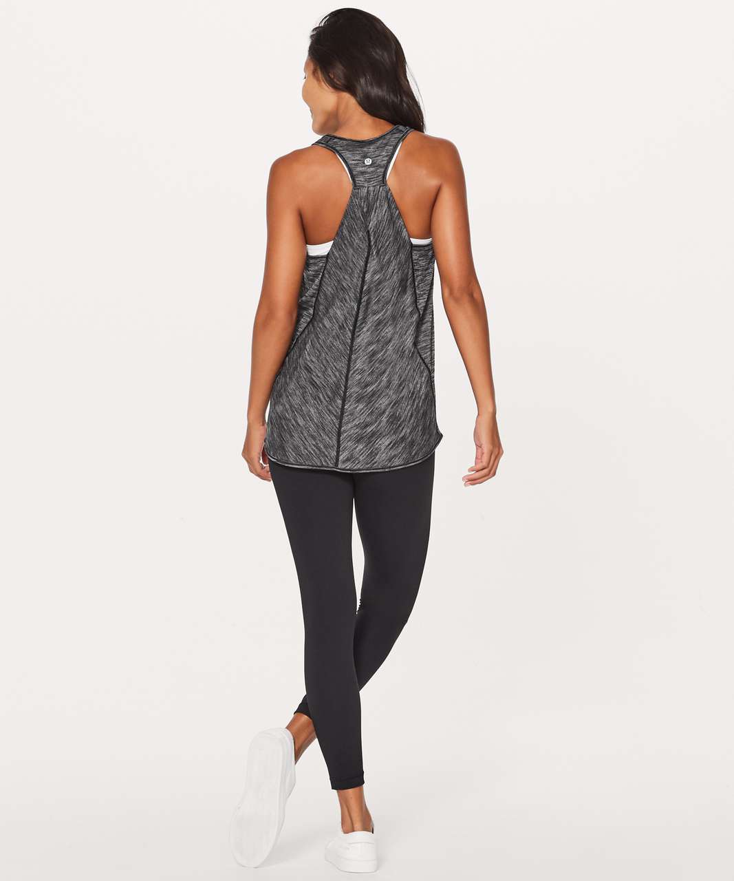 Lululemon Essential Tank *Pleated - Heathered Black