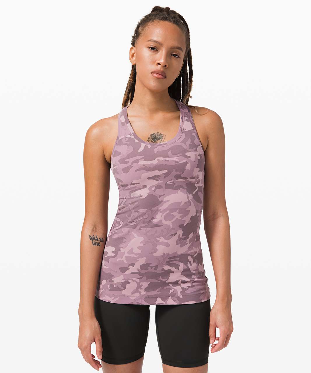 Lululemon No Limits Tank - Black / Savasana Camo 20cm New Black