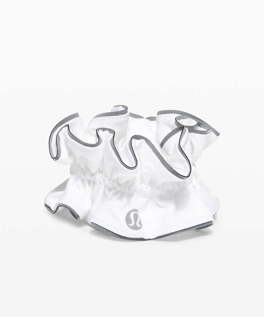 Lululemon Light Locks Scrunchie II - Poco Logo Foil White