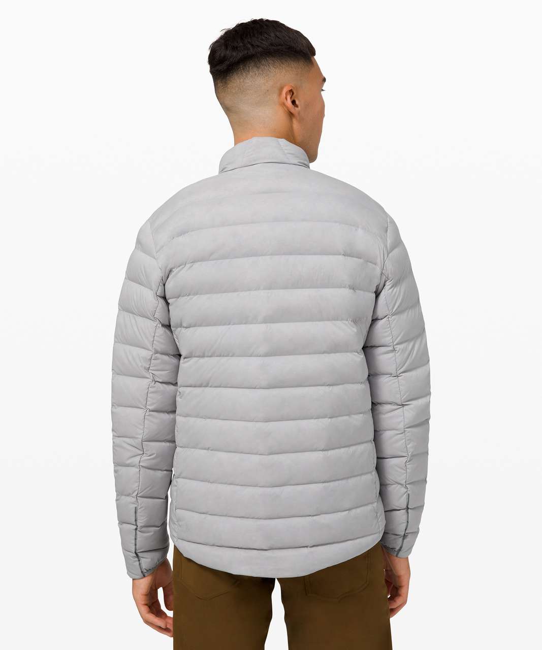 Lululemon Navigation Stretch Down Jacket - Silver Drop