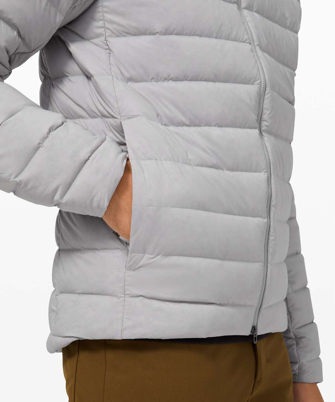 Lululemon Navigation Stretch Down Jacket - Silver Drop