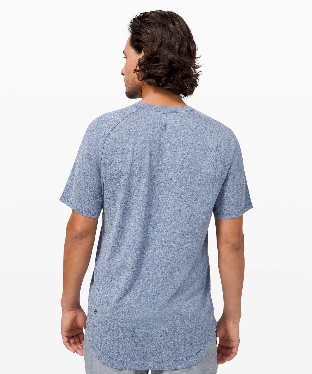 Lululemon Drysense Short Sleeve - Heathered Regatta Blue