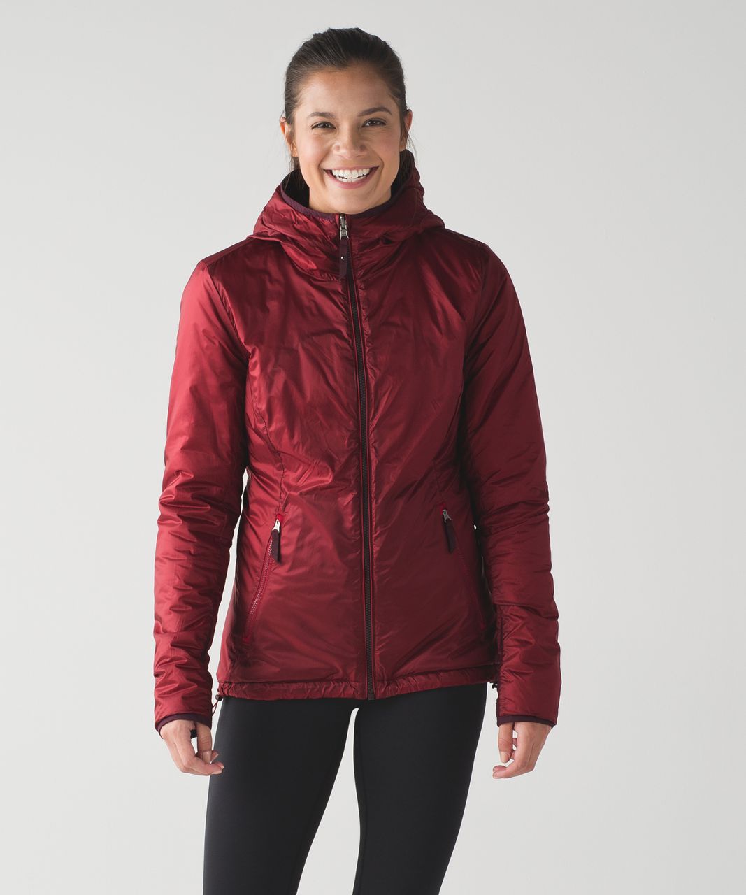 Lululemon Layer Up Jacket - Bordeaux Drama / Prep Red