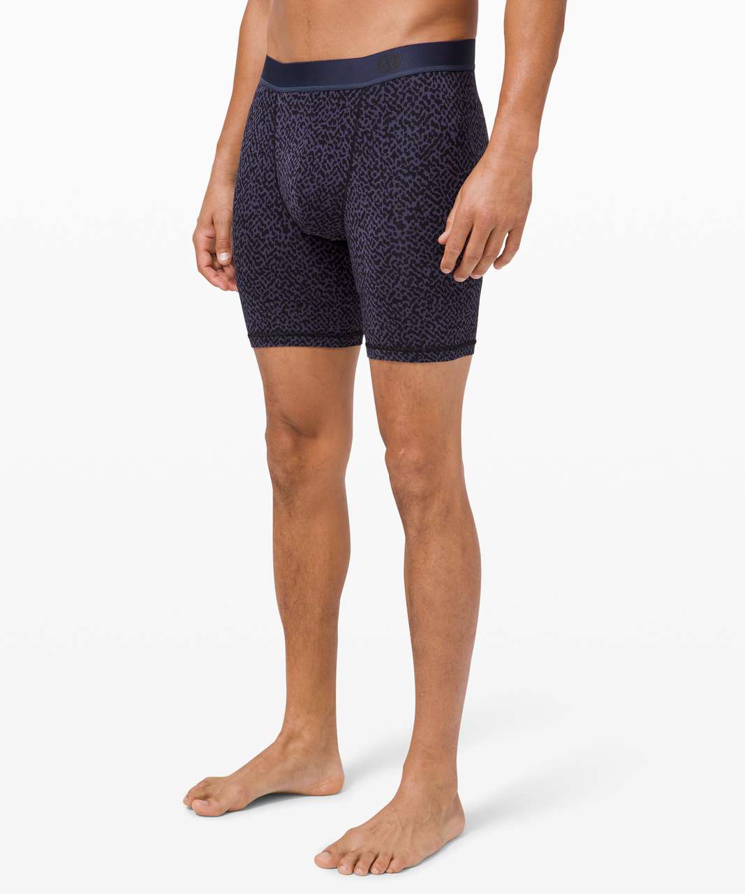 Lululemon Always In Motion Boxer *The Long One 3 Pack 7" - Black / Texturize Cadet Blue / Iron Blue