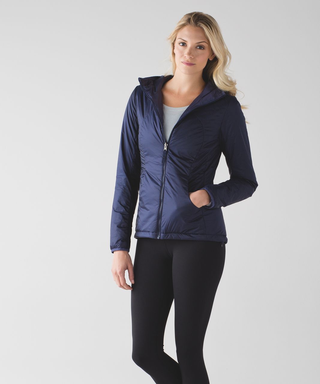 Lululemon Layer Up Jacket - Deep Indigo / Greyvy