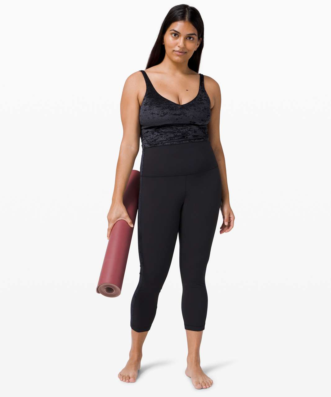 Lululemon Align Tank *Crushed Velvet - Black - lulu fanatics