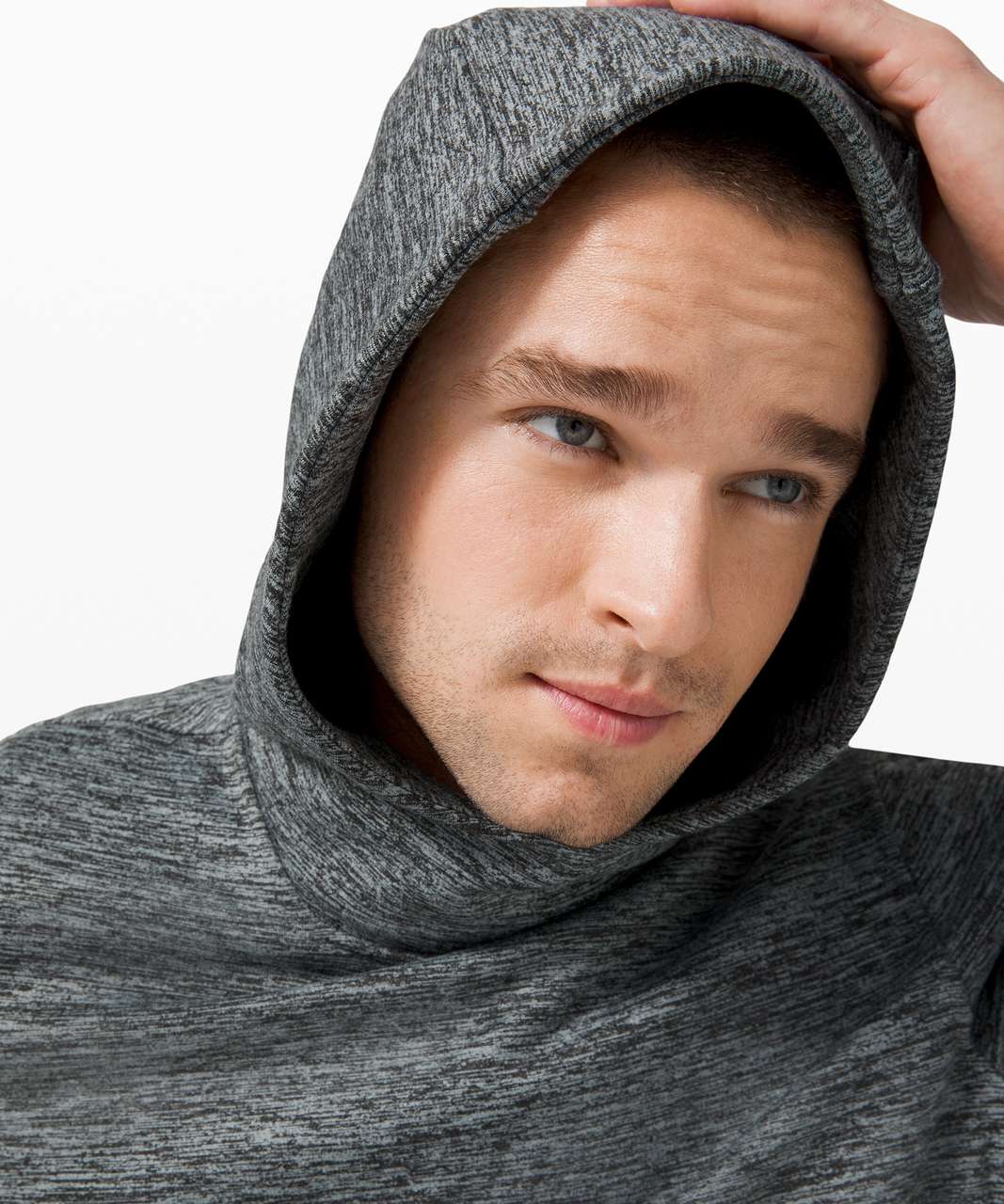 Lululemon Welterweight Hoodie - Heathered Silver Drop / Black