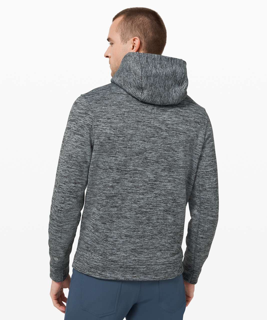 Lululemon Welterweight Hoodie - Heathered Silver Drop / Black