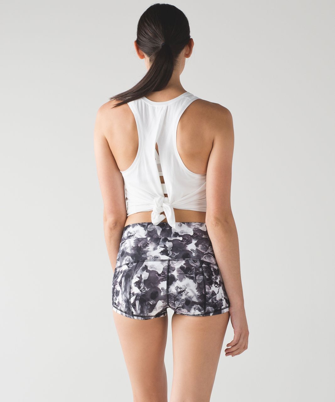 Lululemon Wunder Short 2 Mini Obscurred Black Dusty Mauve