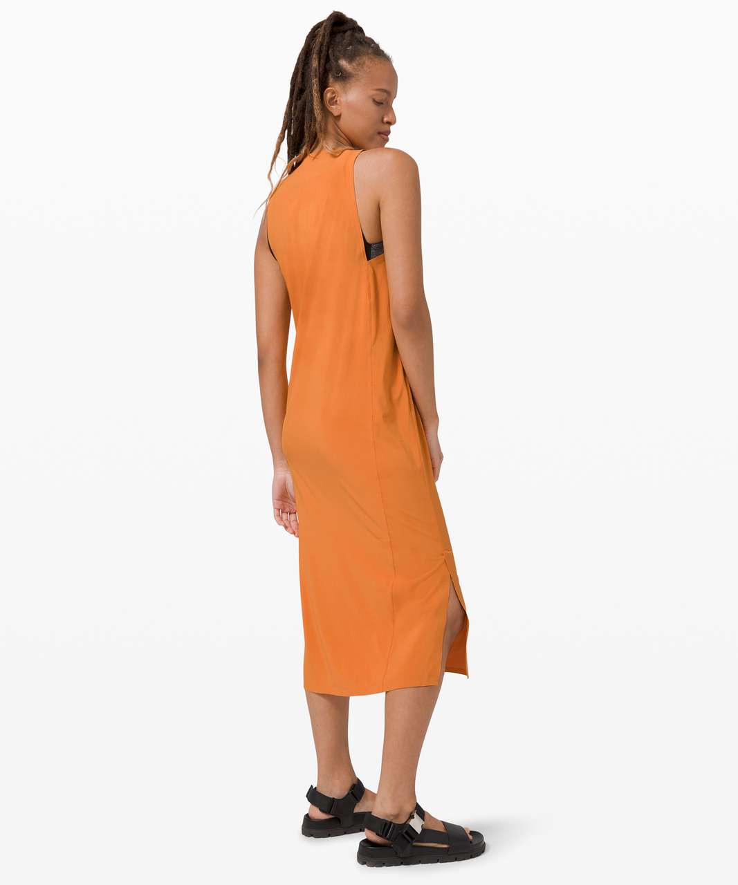 Lululemon Sarala Dress *lululemon lab - True Tangerine