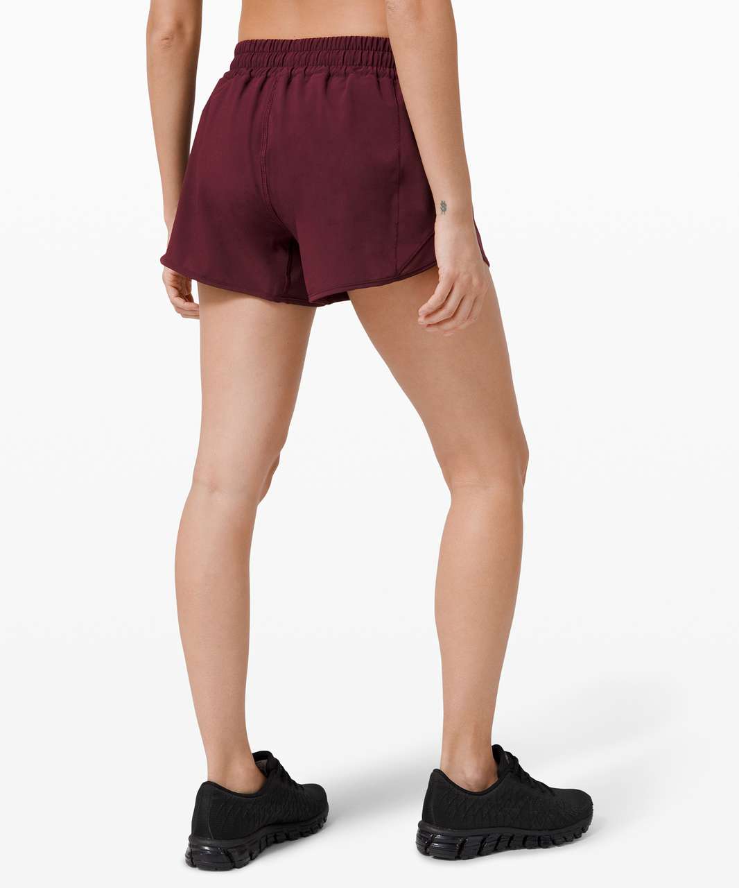 Lululemon Hotty Hot Short *High-Rise Long 4 - Dark Red (First