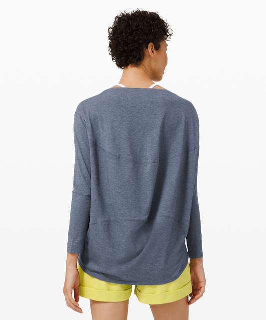 Lululemon Back In Action Long Sleeve - Black (First Release) - lulu ...