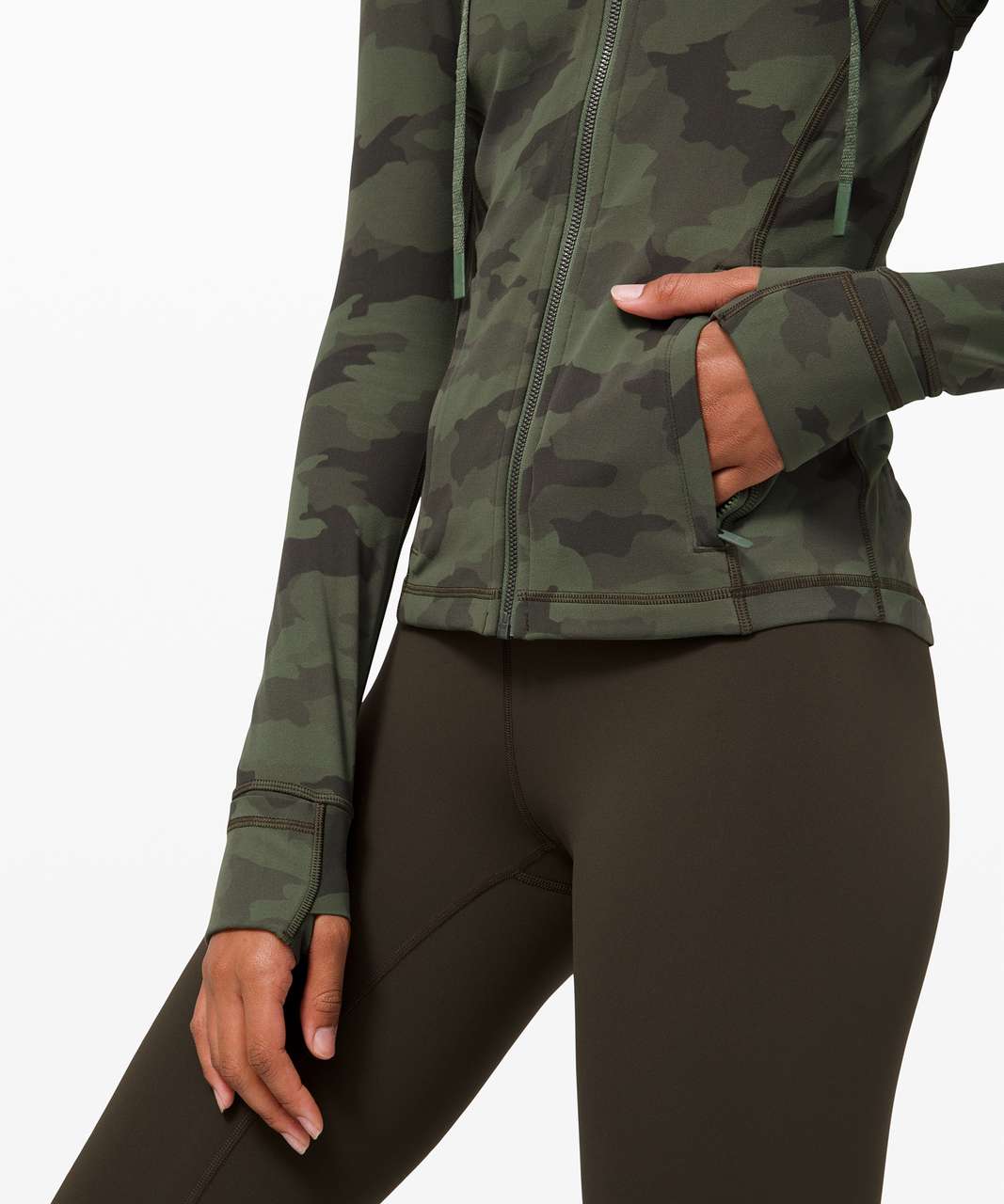 Lululemon Mist Over Windbreaker Heritage 365 Camo Deep Coal Multi