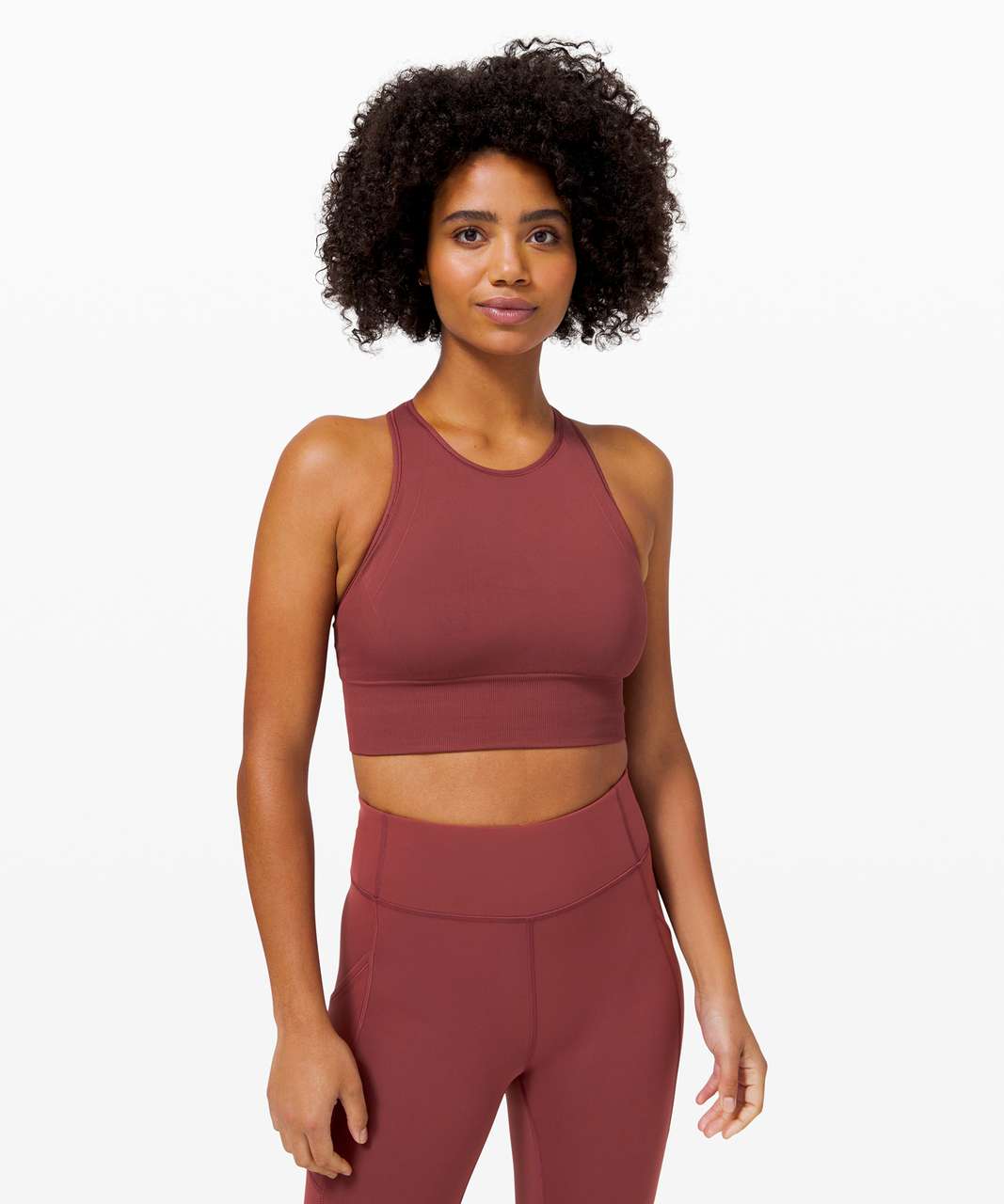 Lululemon Ebb To train Bra size 6 Garnet