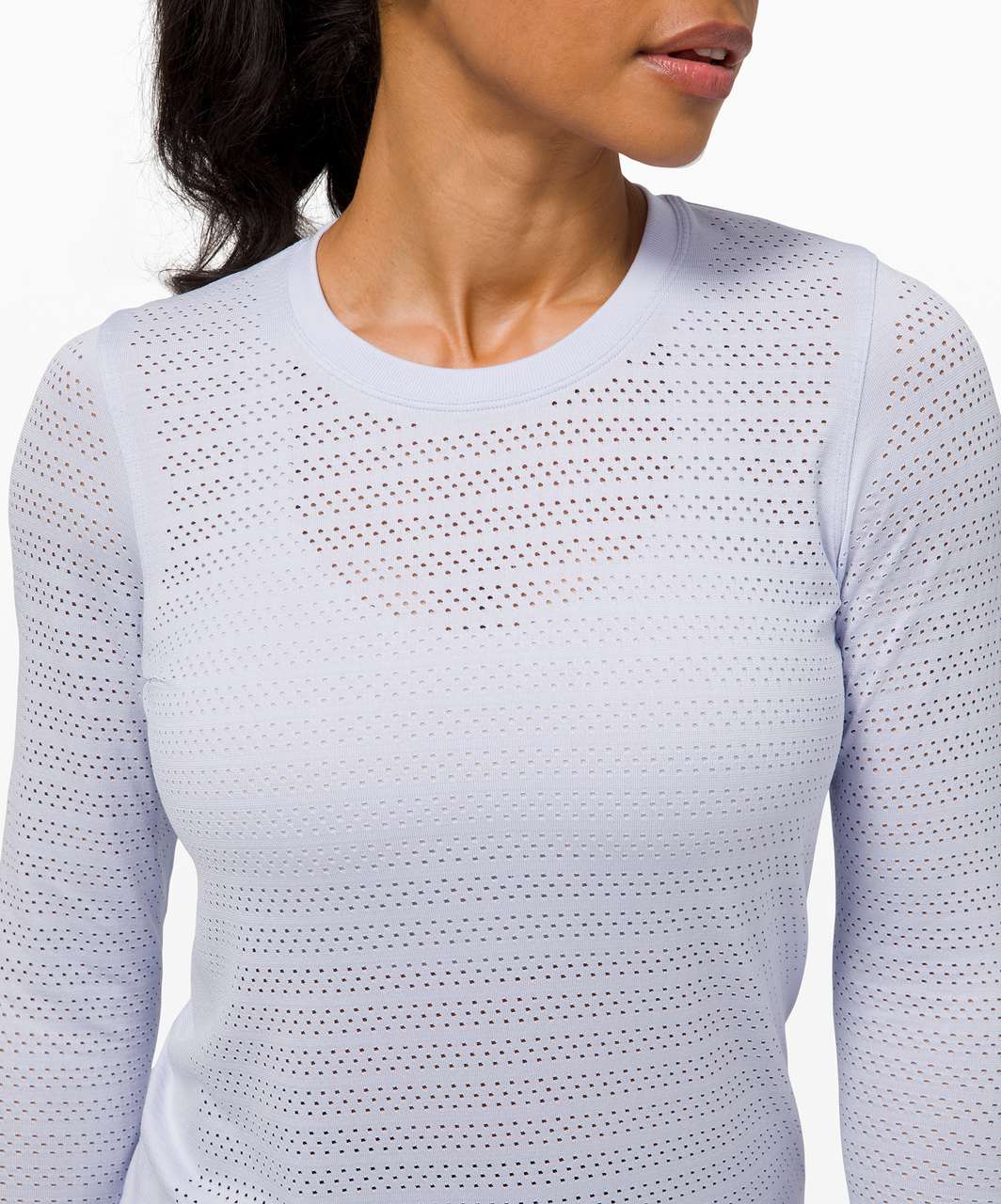 Lululemon Swiftly Breathe Long Sleeve - Serene Blue / Serene Blue