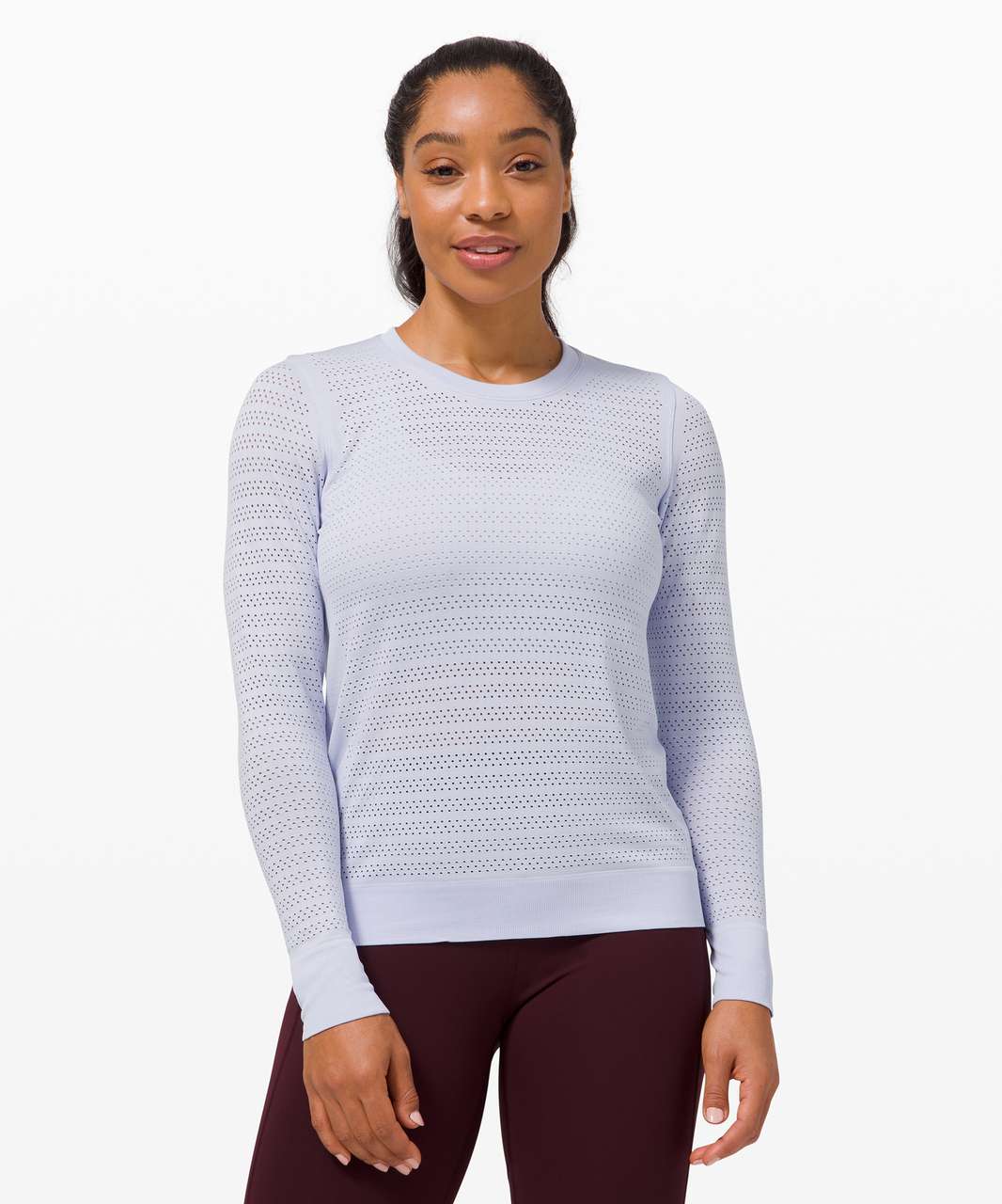 Lululemon Swiftly Breathe Long Sleeve Shirt - White / White - lulu