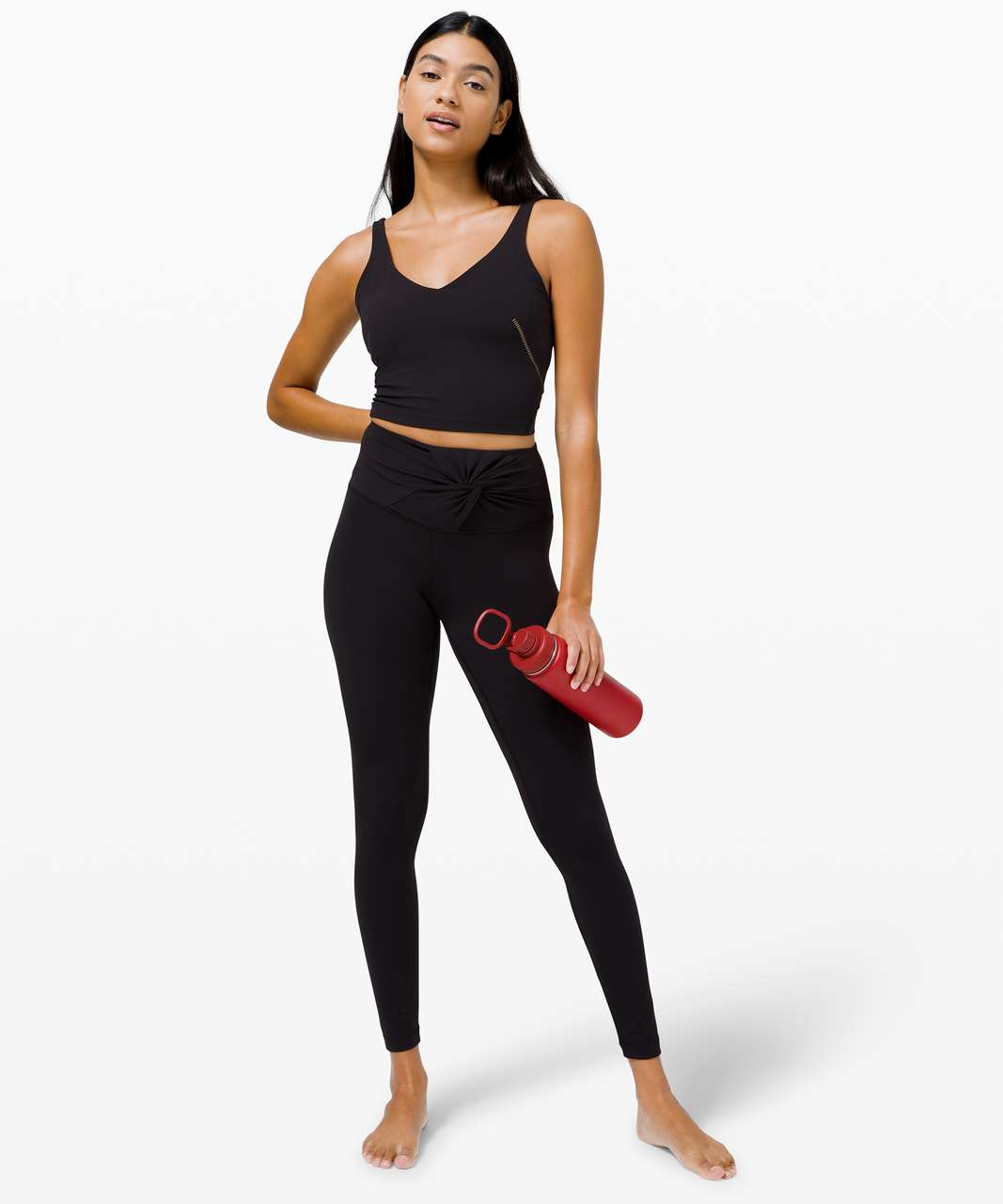 Lululemon Align High-Rise Tight 28 *Twist Waist - Black - lulu