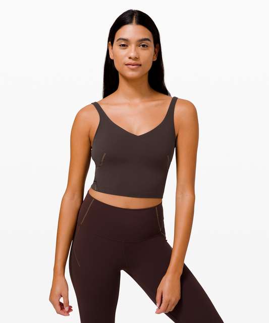 🤎Browns🤎French press align tank (6) also wearing : balance Athletica cloud  legging in cocoa (S) garage cropped zippie in fall acorn (XS) : r/lululemon