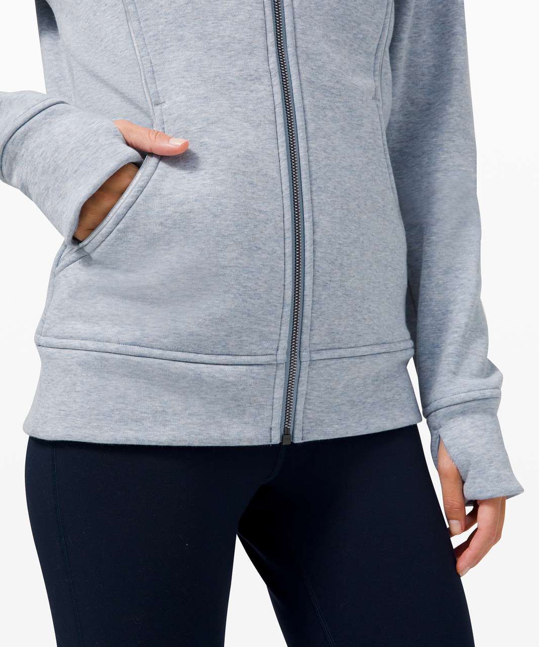 Lululemon Scuba Hoodie *Plush - Heathered Chambray / Chambray