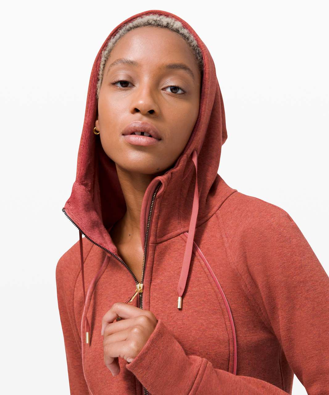 Review! Scuba Hoodie Plush Soft Heathered Cranberry