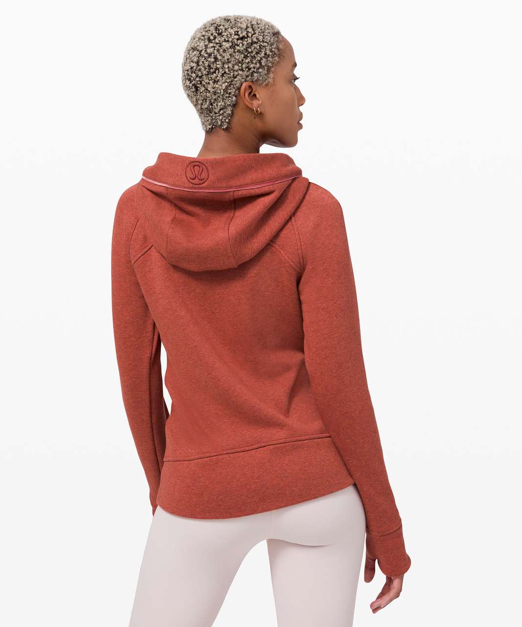 Lululemon Scuba Hoodie *Plush - Heathered Soft Cranberry / Soft Cranberry