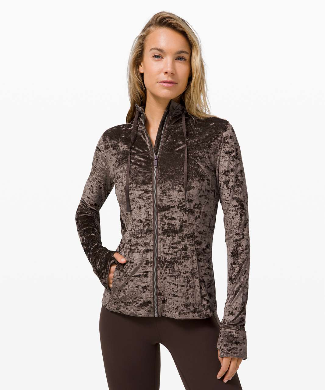 Lululemon Hooded Define Jacket *Crushed Velvet - French Press