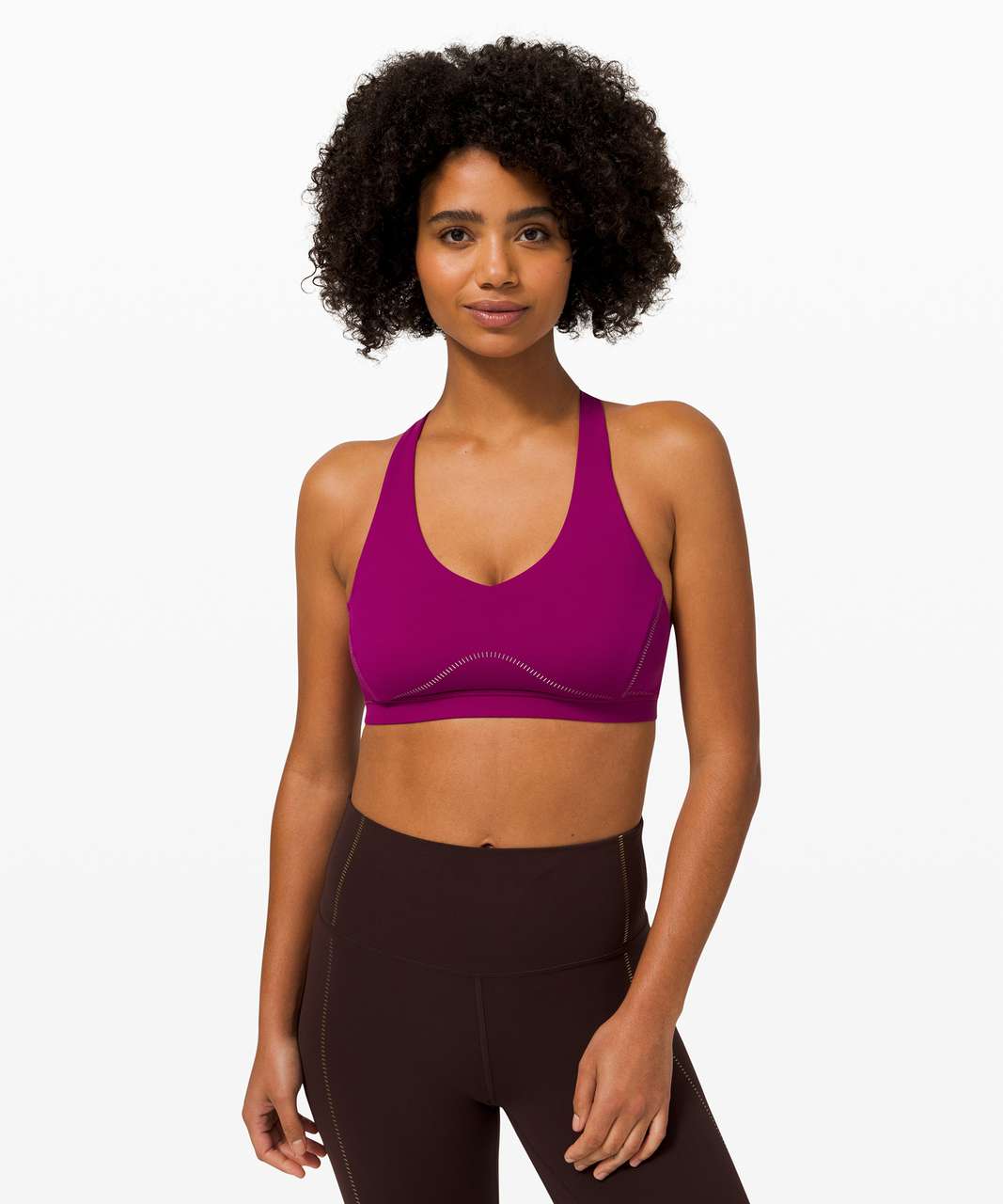 Lululemon Arise Bra *Light Support, C/D Cup - Deep Fuschia