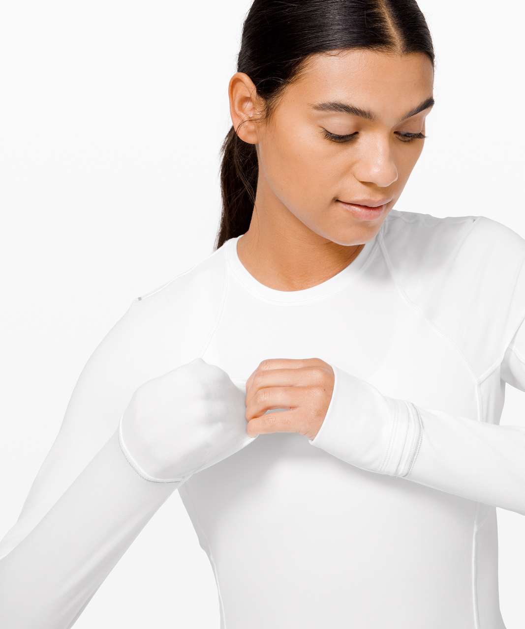 Lululemon Runderful Long Sleeve - White - lulu fanatics