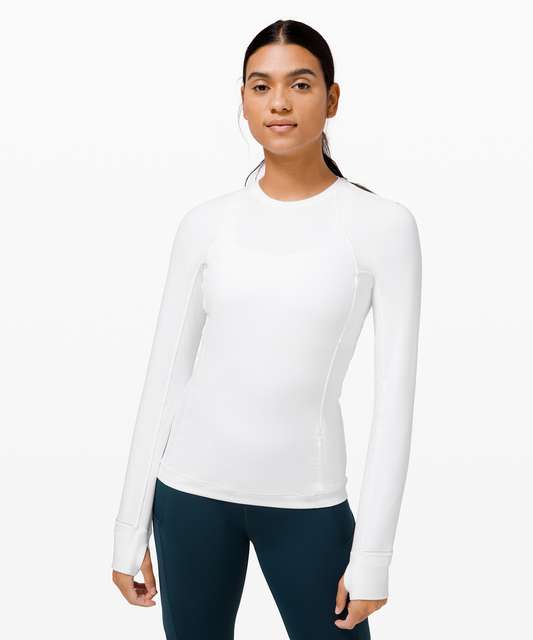 Lululemon Runderful Long Sleeve Rulu *Brushed - Willow Green