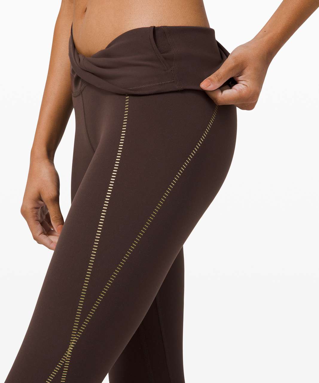 Lululemon Align High-Rise Crop 21 *Gold - French Press - lulu fanatics