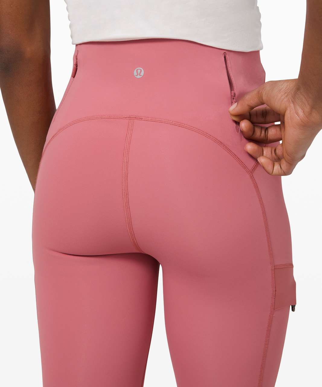 Lululemon Break a Trail Super High-Rise Tight 28 - Brier Rose - lulu  fanatics