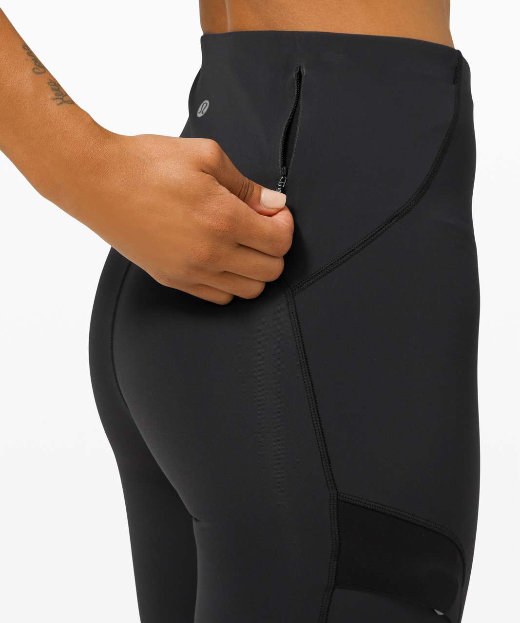 Lululemon Break a Trail Super High-Rise Tight 28 - Black - lulu