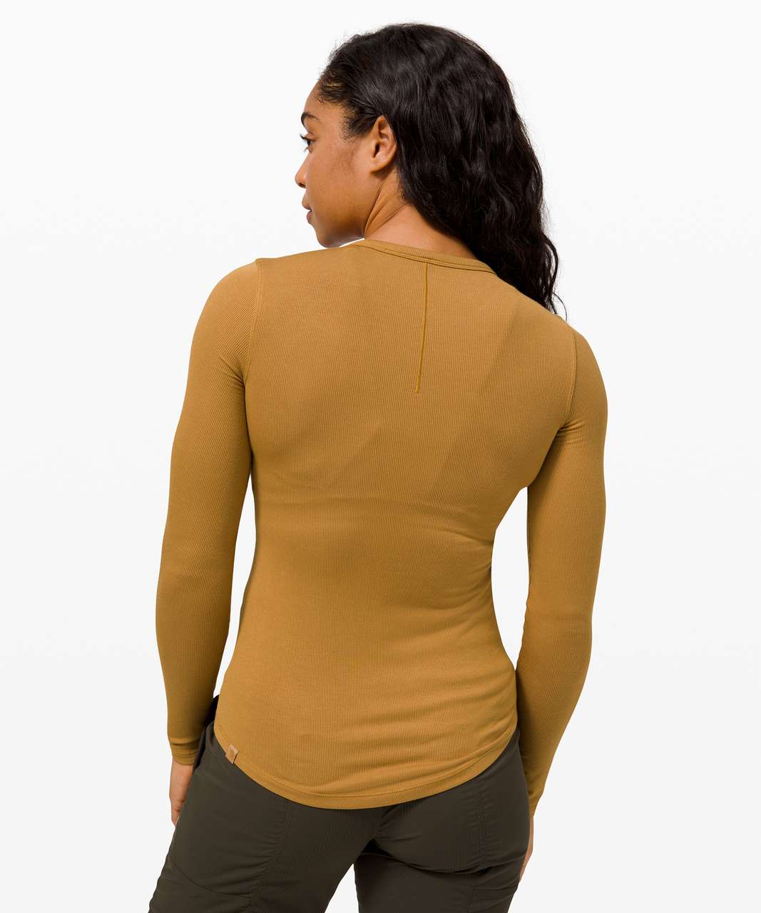 Lululemon Hold Tight Long Sleeve *Rib - Spiced Bronze