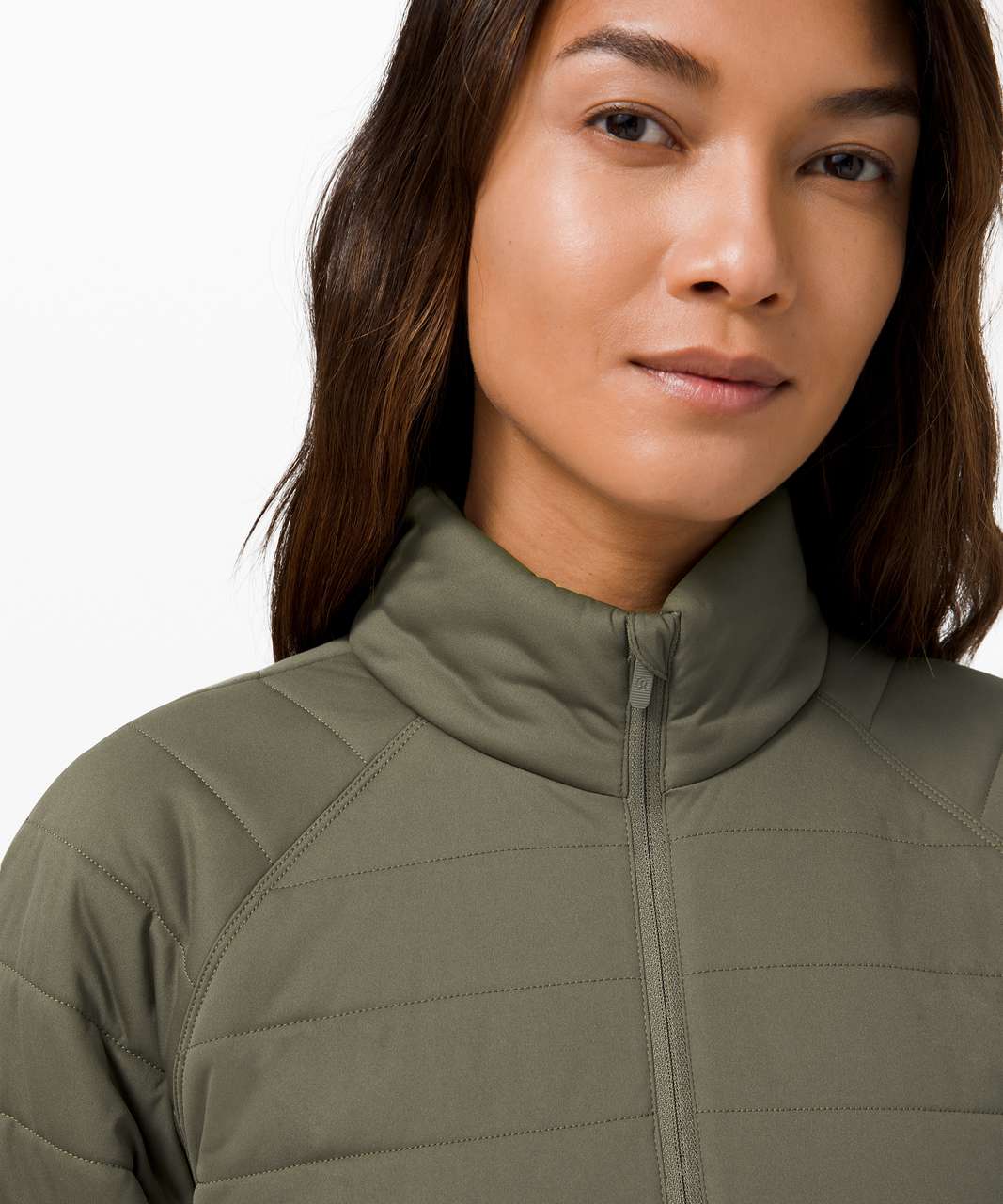 Lululemon Dynamic Movement 1/2 Zip - Army Green - lulu fanatics